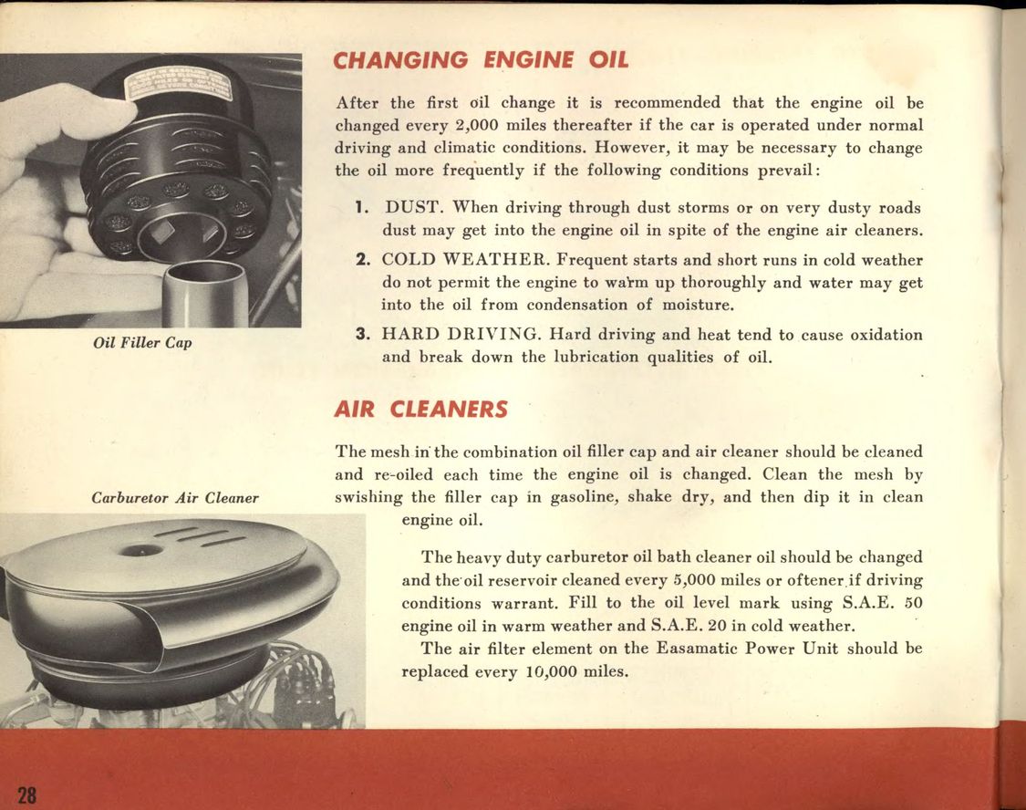 1955 Packard Owners Manual Page 43